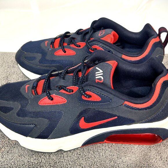 Nike Air Max 200 Running Shoes Obsidian/University Red Size 9M/10.5W New - Picture 3 of 6